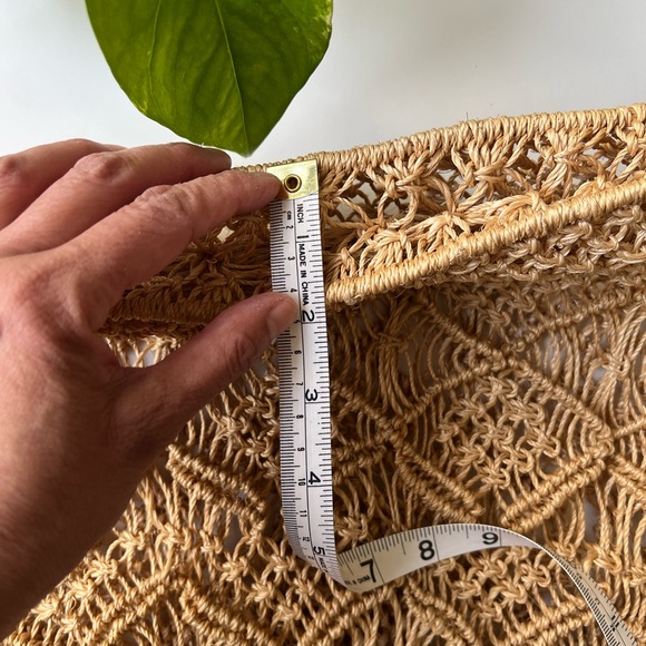 Vintage woven handbag / messenger *unused* - Picture 4 of 4